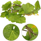 PRETYZOOM Faux Pumpkin Vine, Artificial Pumpkin Leaves Garland，66.92in - Image 7