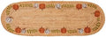 Mud Pie Pumpkin Jute Runner; 17" x 51" by MudPie