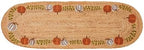 Mud Pie Pumpkin Jute Runner; 17" x 51" by MudPie