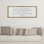 Jeremiah 29:11 Wall Art, For I Know The Plans I Have For You 40"×15" Wood - Image 3