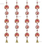 Divyakosh Handmade Lotus Wall & Door Hangings (Pack of 4) - Home & Pooja Decor for Diwali, Wedding, All Festivals (Size - 3 Ft / 36 Inches) - Image 7