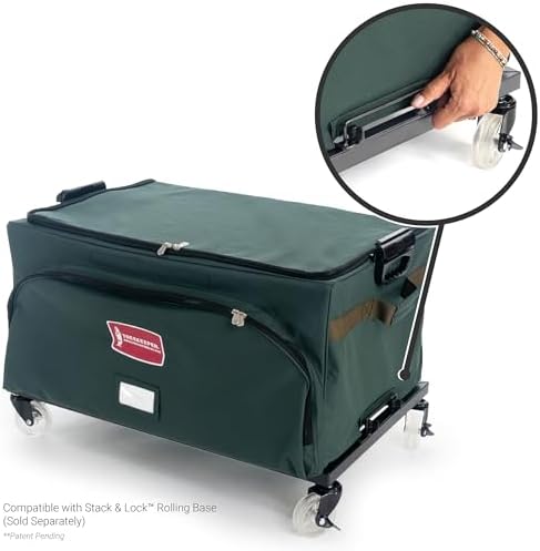 TreeKeeper Stack & Lock™ Storage Rolling Base Locking Caster Wheels for Stack and Lock System Christmas Storage Bags - Image 4