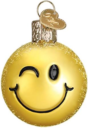 Old World Christmas Ornaments: Mini Ornament Sets Glass Blown Ornaments for Christmas Tree, Emojis - Image 3