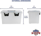 Sheffield XL Ammo Box Made in USA, Stackable Lockable Ammo Storage Box - Image 2