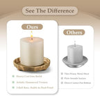 Cast Iron Pillar Candle Holder Plate, Vintage, 5 in, Set of 2 - Image 6