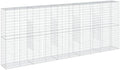 vidaXL Gabion Basket with Cover 196.9"x19.7"x78.7" Galvanized Iron by vidaXL