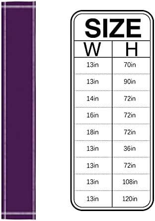 Smile Sunflower Deep Purple Table Runner, Burlap Table Runners 120 inches Long,Farmhouse Style Solid Color Table Runner for Wedding Holiday Party Dinner,Dresser Scarf Decor - Image 6