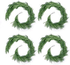 4 Pack Christmas Norfolk Pine Garlands 9FT, Real Touch Greenery - Image 4