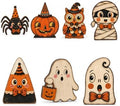 Vintage Halloween Decorations, Wooden Shelf Decor for Tabletop & Desk by Unknown