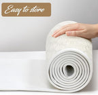 28 Inch Knit Christmas Tree Skirt, Cream White Boho Christmas Tree Collar - Image 4