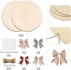 20 Pack Wood Circles for Crafts 12 inch Blank Round Door Signs - Image 6