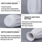 5'' White Ceramic Bud Vases Set of 10,Small Vases in Bulk for Flowers,Mini Vases for Centerpieces,Modern for Floral and Pampas Grass,Boho for Wedding,Party,Table Home Decor - Image 5