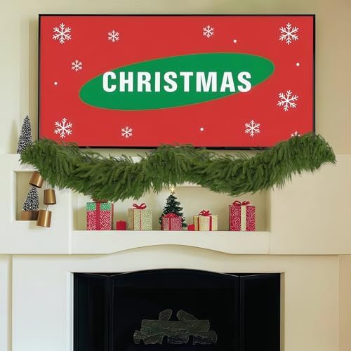 4 Pcs 6 FT Christmas Garland, Artificial Norfolk Pine Garland - Image 6