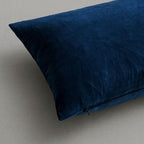 MIULEE Pack of 2 Velvet Pillow Covers Decorative Square Pillowcase Soft Solid Cushion Case for Spring Sofa Bedroom Car 26x26 Inch Dark Blue - Image 6