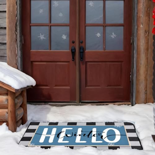 Drydiet 5 Pcs Seasonal Doormat Combo Set, Fall Winter Spring Summer,Classic - Image 5
