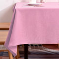BALCONY & FALCON Rectangle Table Cloth Waterproof Pink 57"x118" by BALCONYFALCON