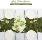20 Pack Olive Green Cheesecloth Table Runner 120 Inch 10FT Rustic Boho Gauze Cheese Cloth Table Runner for Wedding Party Baby Shower Thanksgiving Christmas Decoration - Image 5