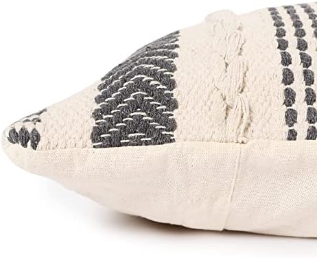 · REDEARTH · Boho Textured Handwoven Throw Pillow Cases - Precis Descant - Image 4