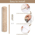 Dremisland Macrame Wall Hanging Macrame Wall Decor Bohemian Beige Tapestry - Image 7