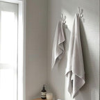 SAILING Coat Hooks - 3 Pack Brushed Nickel Towel Hooks Robe Hooks Decorative Wall Hooks for Bathroom Bedroom Kitchen Towel Robe Clothes Cabinet Closet Bathroom Hardware - Image 3