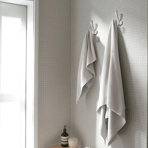 SAILING Coat Hooks - 3 Pack Brushed Nickel Towel Hooks Robe Hooks Decorative Wall Hooks for Bathroom Bedroom Kitchen Towel Robe Clothes Cabinet Closet Bathroom Hardware - Image 3