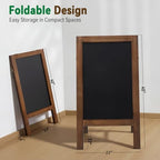 TEAKMAMA A Frame Chalkboard Signs 40"x20", Large Freestanding Chalk Board - Image 5