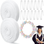 624 ft Graduation Candy Lei Netting Tubing 2026 Graduation Candy Lei Netting Mesh Bags Making Graduate Gifts for DIY Graduate Wreaths Packing Snacks by Ribbonlic