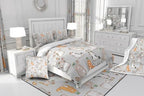 Erosebridal Cartoon Cat Duvet Insert Full for Kids Boys Girls, Cute Butterfly Print Quilt for Room Decor, Kawaii Animal Kitten Bedding Set Pet Theme Down Comforter, Luxury Soft Comforter Set, Grey - Image 6