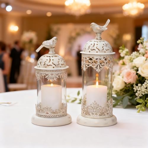 Candlestick Candle Barrels Moroccan Style Retro Lanterns Projection Lights Hollowed-Out Decorations Home Ramadan Hanging Outdoor Indoor Courtyard Porch Festival Weddings - Image 6