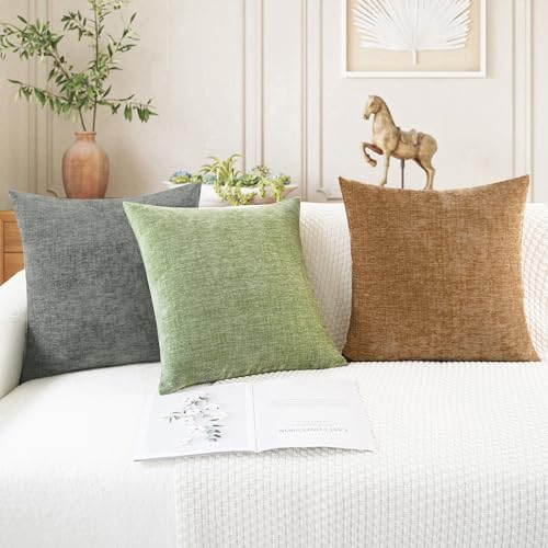 CaliTime Decorative Couch Throw Pillow Covers 26 X 26 Inches Apricot Brown - Image 5
