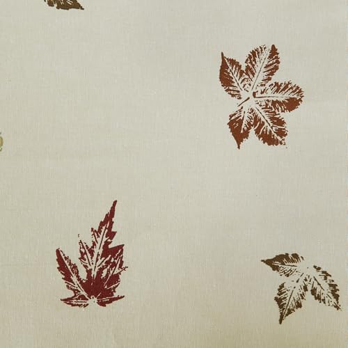 DII Rustic Autumn Leaves Kitchen Collection Thanksgiving & Fall Table Décor, Tablecloth, 60x104 - Image 2