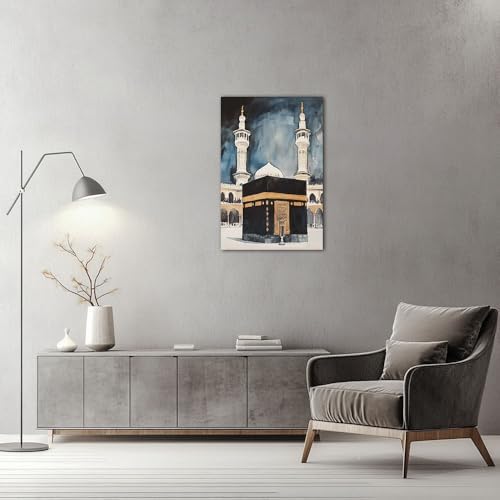 Mosque Canvas Wall Art Framed（Mosque-1,24x36inch (60x90cm) - Image 4