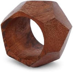 Lightnpro Natural Wooden Decorative Napkin Rings Set of 12, Serviette Napkin Rings Bulk for Party Decoration, Table Top Décor for Dinning Table, Everyday, Christmas, Easter Family Gatherings - Image 3