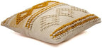 TreeWool 100% Cotton Woven Throw Pillow Cover (Pack of 1, 18" x 18", Yellow) - Image 5