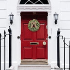 Pansu Boxwood Wreath, Artificial Green Wreath 18 Inch - Image 5