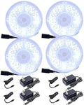 4 Set 20 FT White Led Strip Lights for Bedroom Dimmable 80 FT LEDs Rope Light Flexible Super Bright White Tape Lights for Ceiling Room Home Decor Luces LEDs by Aalnfe