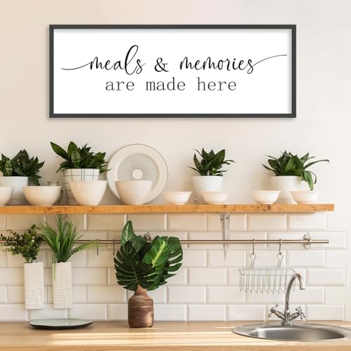YWJKWLGS Kitchen Signs Wall Decor Art Meals and Memories Are Made Here Sign - Image 7