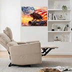HomeifHue July 4th Patriotic Canvas Wall Art 4th of July USA Decorations American Flag Painting Picture Eagle Pictures for Wall Decor Independence Day Home Decor（F6 20x24in） - Image 3