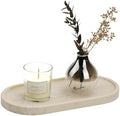 Koville Italian Travertine Tray, 12"x6" Vanity Decorative Marble Tray for Countertop, Catchall Tray for Perfume, Candles, Jewelry Dish Tray by Koville