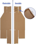 EXYGLO Cardboard Storage Bins 35 Pack, 12x6x4.5 Inch Cardboard Boxes, Corrugated Organizer Bins for Pantry, Shelves, Garage, Office, Shop, Brown - Image 4