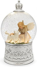 Cat Memorial Gifts for Loss of Cat Sympathy Gift, Snow Globe with Auto Swirling Glitter & 6H Timer, Battery or USB Powered, Cat Remembrance Gifts for Home Decor by COZYPAVILION