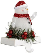 7 Inch Tall LED Snowman Stocking Holder - Image 2