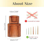Hewory 24PCS Vintage Color Glass Taper Candle Holders for Table Centerpiece - Image 3