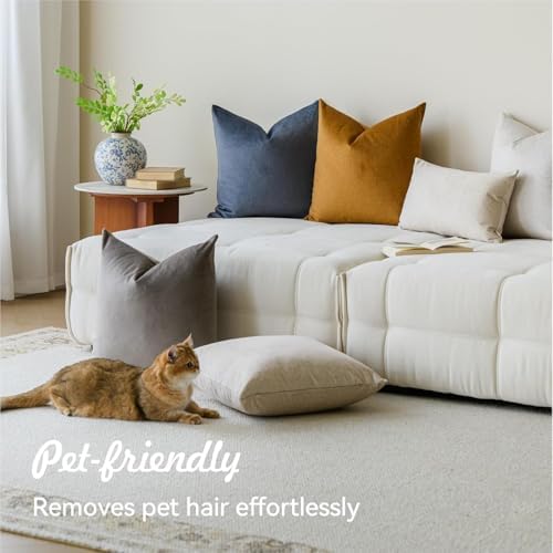 a moment Waterproof Throw Pillow Covers Set of 4,26x26 Inch Outdoor Stain Resistant Pet Friendly Pillowcases Cushion Covers for Patio Sofa and Living Room,Ocean's Dream - Image 6
