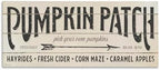 Stupell Industries 'Pumpkin Patch Autumn Sign', Canvas Art, 40 x 17 Inches, Easy to Hang and Sturdy, Made in USA, by Stephanie Workman Marrott by StupellIndustries