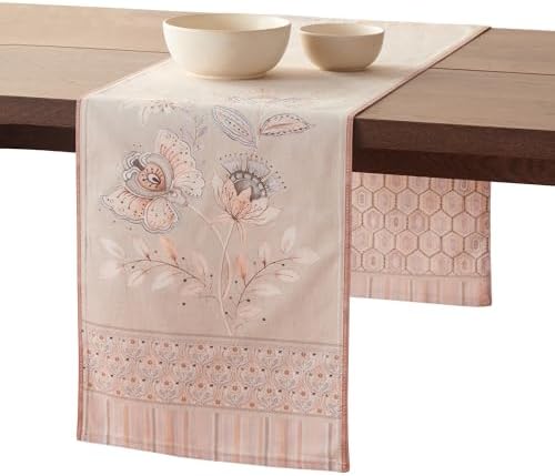 Maison d' Hermine Table Runner 100% Combed Cotton 14.5"x108" (Double Layer) by MaisondHermine