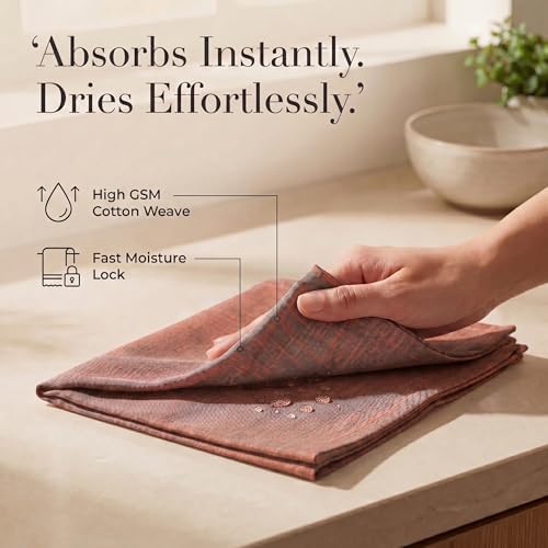 Urban Villa Cloth Napkins Cotton 20x20 (Set of 12) Black/Orange - Image 3