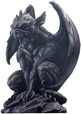 JORAE Winged Gargoyle Statue Home Decor Halloween Figurines 9" H by JORAE