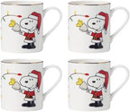Lenox Snoopy Christmas Porcelain 12-Piece Dinnerware Set for 4 - Image 3