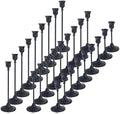 27 pcs Gold Candlestick Holders Set, 3 Sizes Metal Taper Candle Holders Weighted with Anti-Slip Pad, Vintage Finish Candle Sticks for Wedding Centerpieces, Christmas Mantel, Fireplace & Table Decor by Unknown